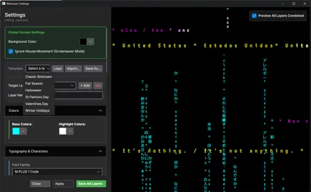 Bitstream preview